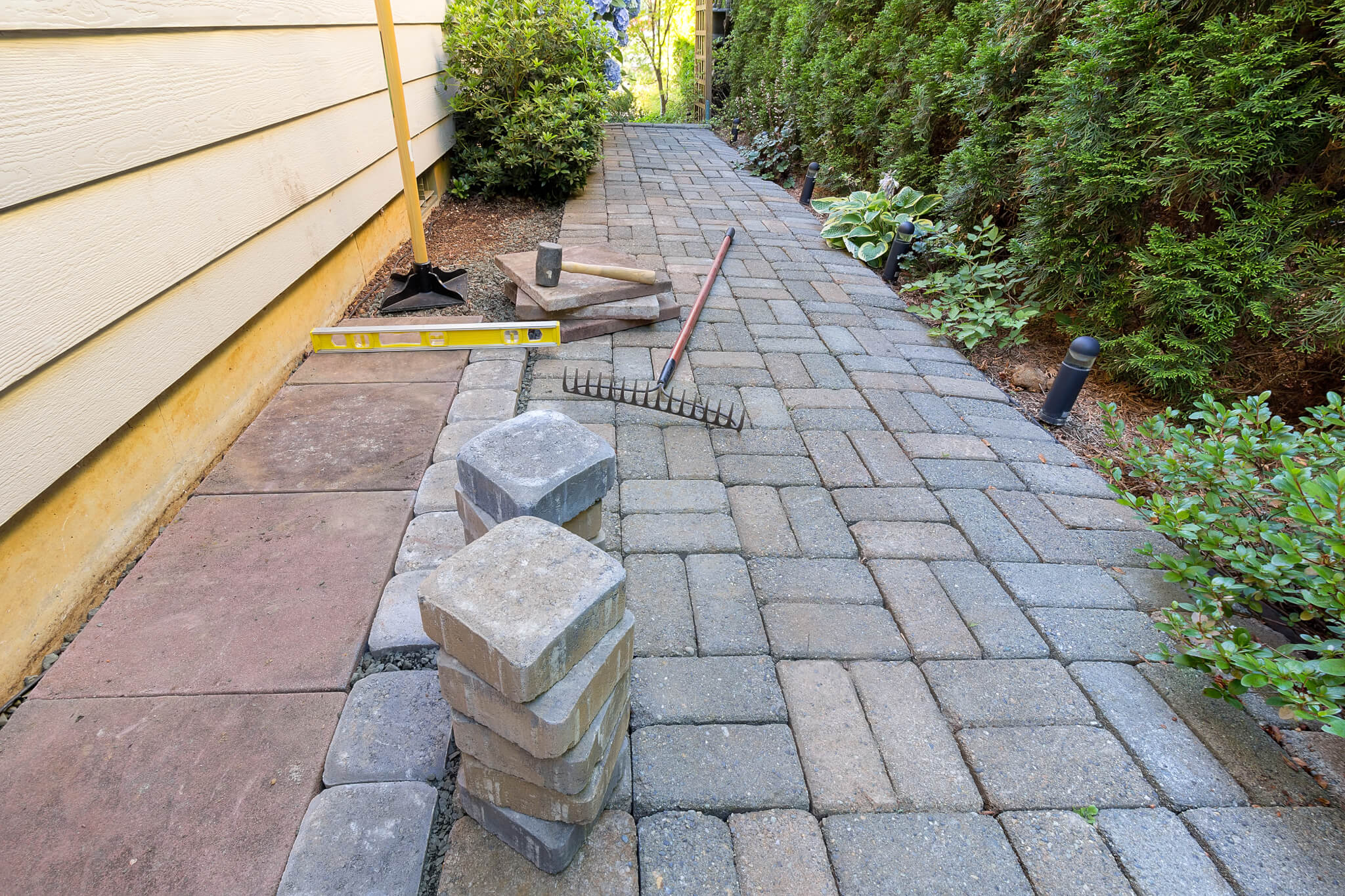 View landscape design project in Wooster